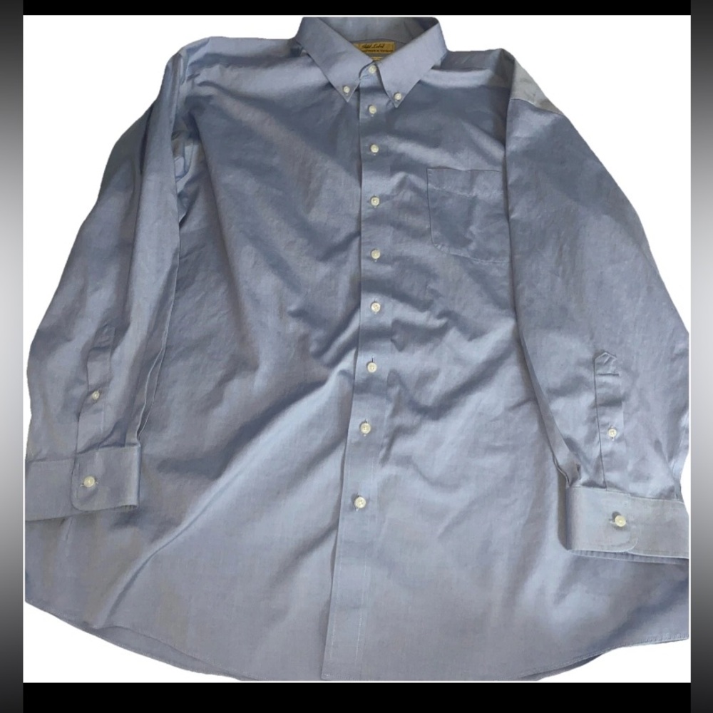 roundtree yorke gold label dress shirt mens 19/36 Tall